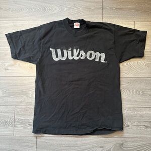 Vintage Wilson Faded Heavyweight Cotton Tennis T-Shirt